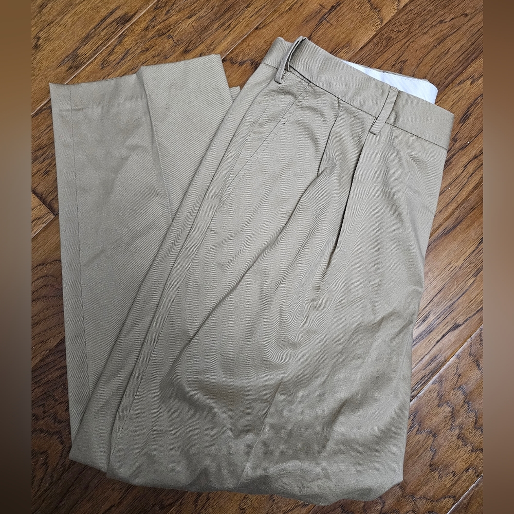Lands' End Men's Khaki Chinos - Tan
